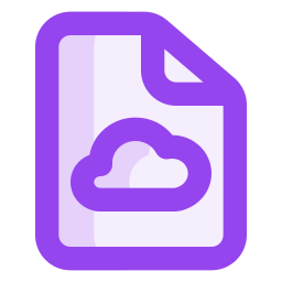 Cloud file icon