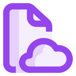 Cloud file icon