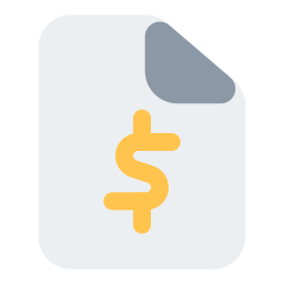 Finance file icon