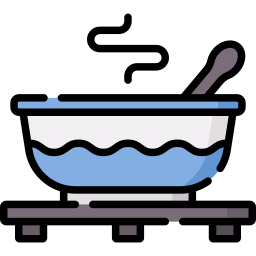 Hot soup icon