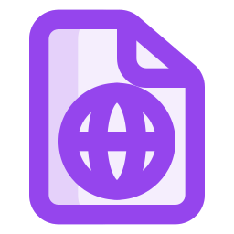 Web file icon