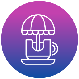 Tea cup ride icon