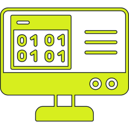 Binary code icon