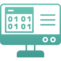 Binary code icon