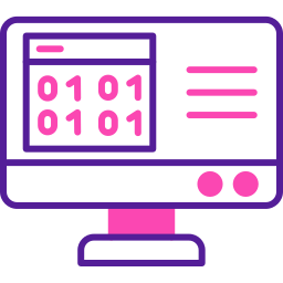 Binary code icon