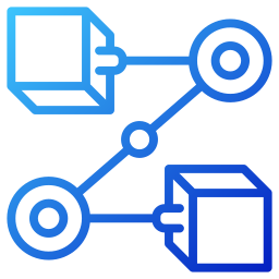 chaîne de blocs Icône