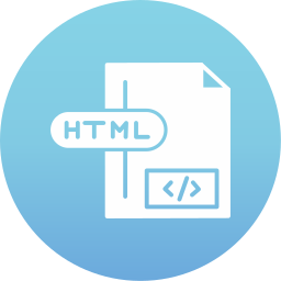 html 파일 icon