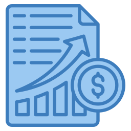 Financial report icon