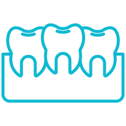 Crowded teeth icon