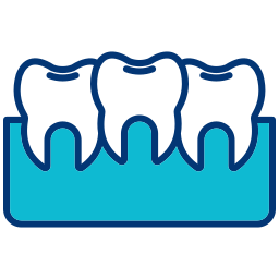 Crowded teeth icon