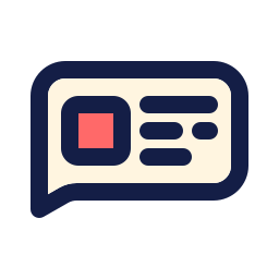 Speech bubble icon