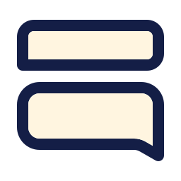 Speech bubble icon