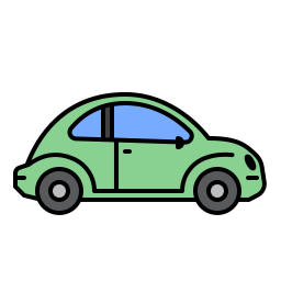 coche escarabajo icono