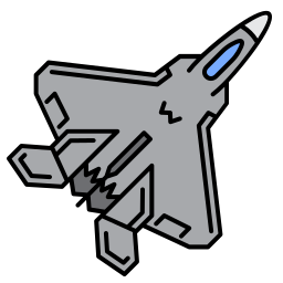 Fighter jet icon