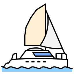 Sail boat icon