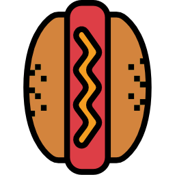 hot dog ikona