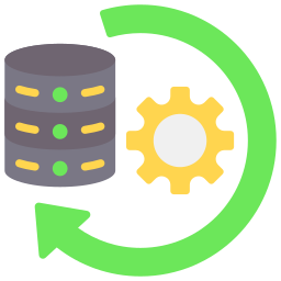 transformación de datos icono