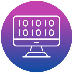 Binary code icon