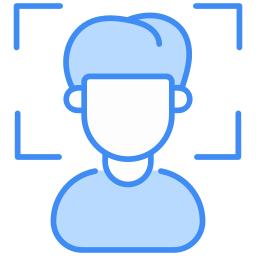 numérisation du visage Icône