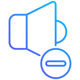 volume verminderen icoon