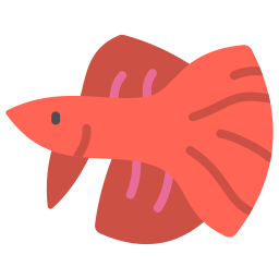 Бойцовая рыбка иконка