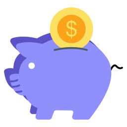 Piggy bank icon