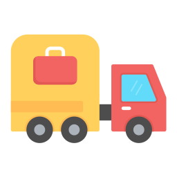 Багажный грузовик иконка