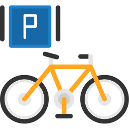 stationnement vélos Icône