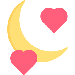 Honey moon icon