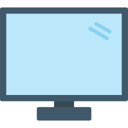 pantalla del monitor icono