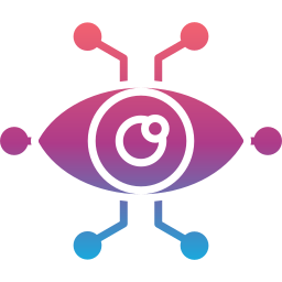 Cyber eye icon