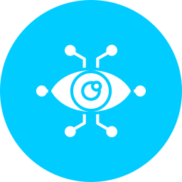 Cyber eye icon