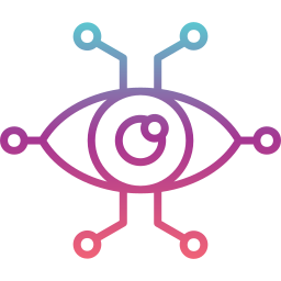 Cyber eye icon