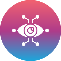 Cyber eye icon