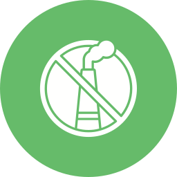 Zero emission icon