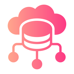 base de datos en la nube icono