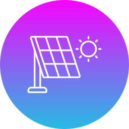 Solar panel icon