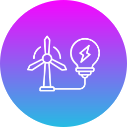 Wind power icon