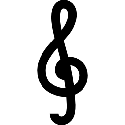 Скрипичный ключ иконка