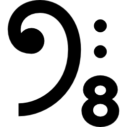 베이스 음자리표 icon