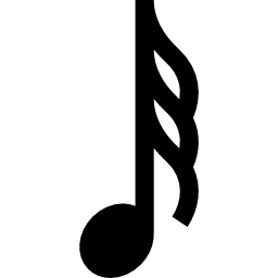 Thirty second note icon