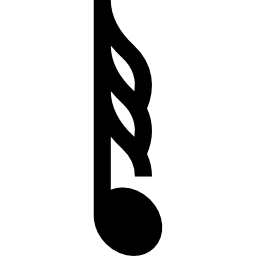 zweiunddreißigste note icon