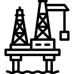 plataforma de petróleo Ícone