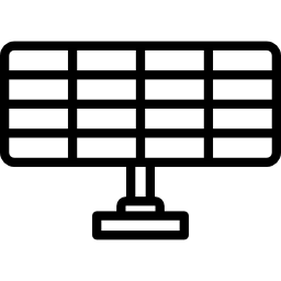 Solar panel icon