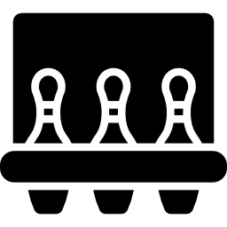 Bowling pins icon