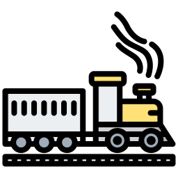 Train cargo icon