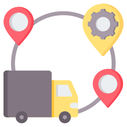 Delivery logistics icon
