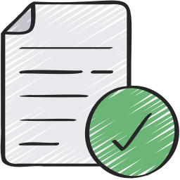 Approved document icon
