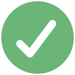 marca de verificación icono