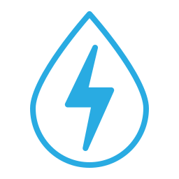 energía del agua icono